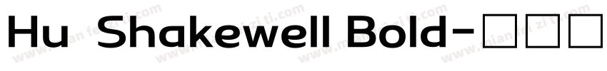Hu  Shakewell Bold字体转换